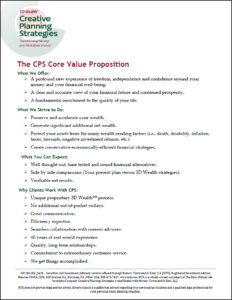 The CPS Core Value Proposition